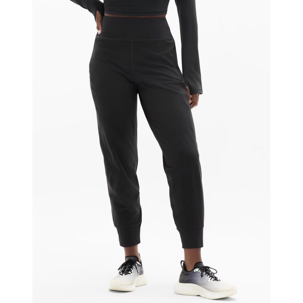 Athleta XL/T Rainier Jogger Black Winter Running Pants Workout Joggers NEW